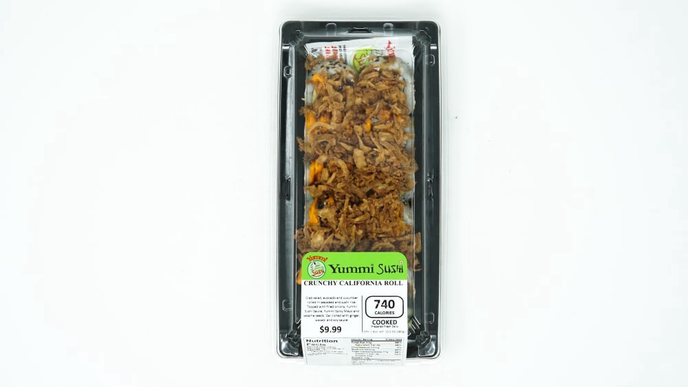 slide 3 of 3, Yummi Sushi - Crunchy California Roll, 10.1 oz