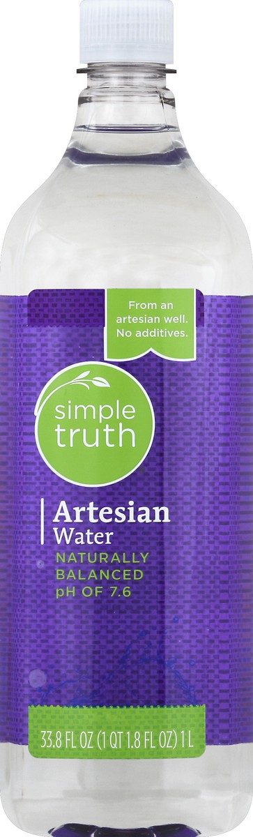 slide 2 of 4, Simple Truth Artesian Water - 1 liter, 1 liter