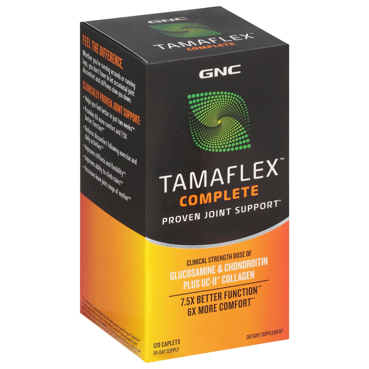 slide 3 of 9, GNC Tamaflex Complete, 120 ct