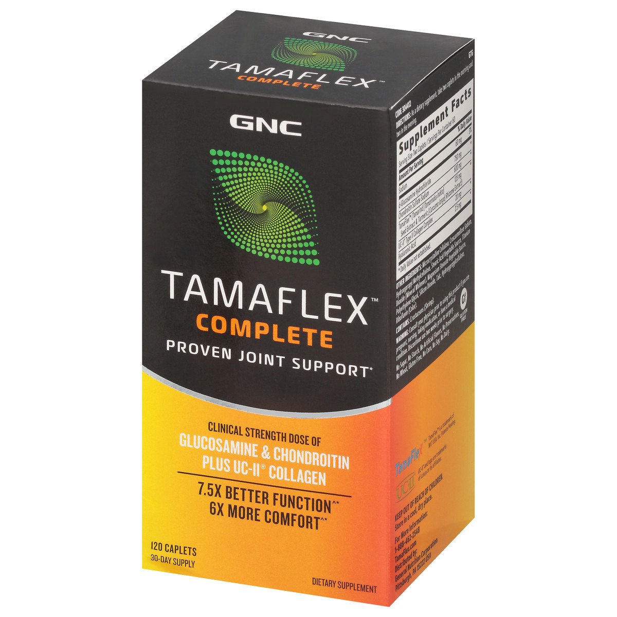 slide 2 of 9, GNC Tamaflex Complete, 120 ct