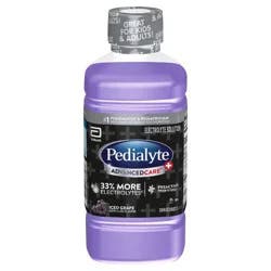 Pedialyte AdvancedCare Plus Ice Grape Electrolyte Solution - 33.8 fl oz