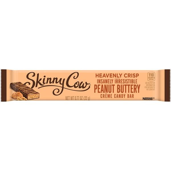 slide 1 of 1, Skinny Cow Peanut Butter Heavenly Crisp Candy Bar, 0.77 oz