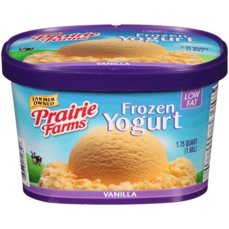 slide 1 of 1, Prairie Farms Frozen Yogurt Vanilla, 56 oz