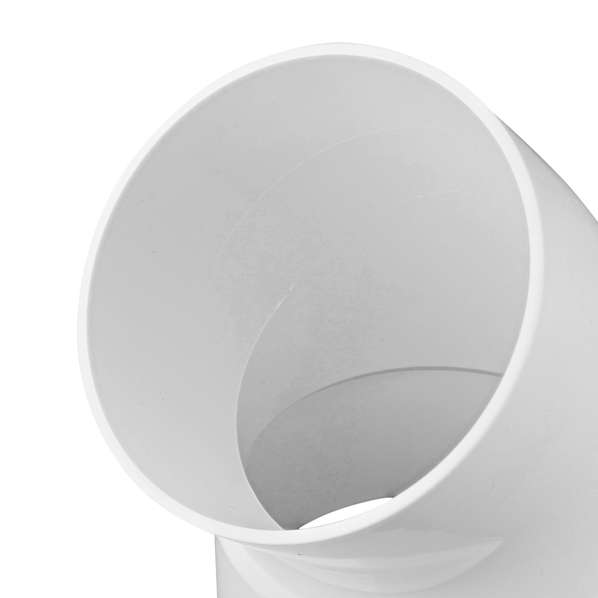 slide 5 of 6, NDS PVC Sewer and Drain 45 Degree Street Elbow, 4 in. Hub x Spt, 1 ct