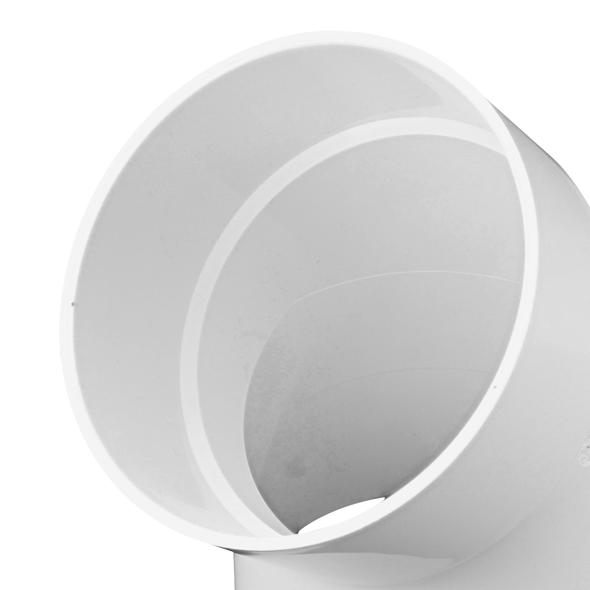 slide 6 of 6, NDS PVC Sewer and Drain 45 Degree Street Elbow, 4 in. Hub x Spt, 1 ct