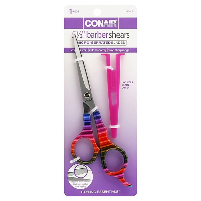 slide 1 of 1, Conair Styling Essentials 5-1/2" Barber Shears - Colors & Designs May Vary, 1 ct