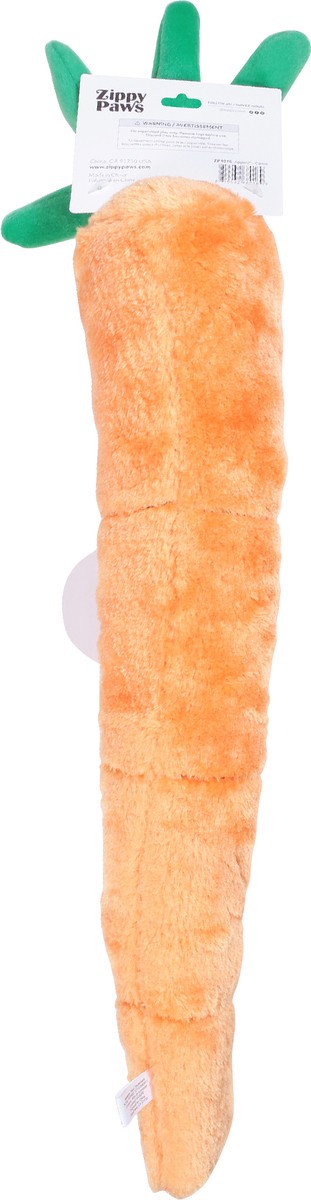 slide 4 of 9, Zippy Paws Jigglerz Carrot Durable Dog Toy 1 ea, 1 ct