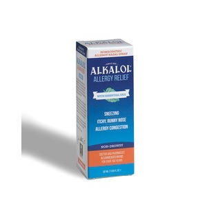 slide 1 of 1, Alkalol Alkalol Allergy Relief Nasal Spray, 24 ct; 1.69 oz
