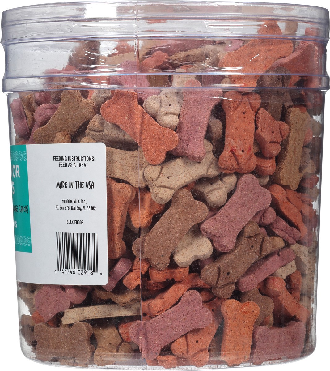 slide 3 of 9, Sunshine Mills Multi Flavor Biscuits Treats for Dogs 6 lb Bucket, 6 lb
