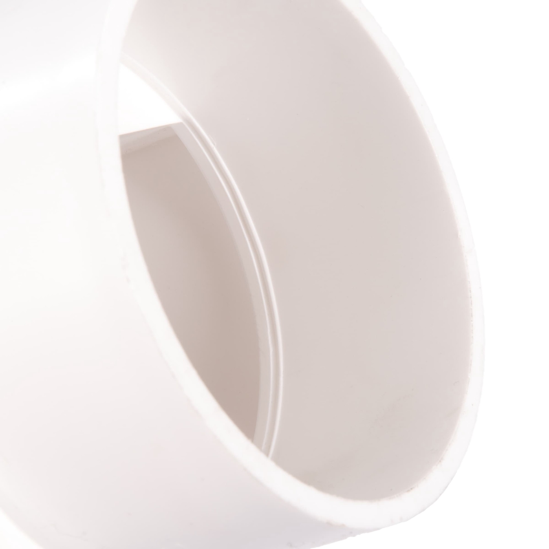 slide 4 of 6, NDS PVC Offset Downspout Adapter, 2X3 in. Downspout X 3 in. Sewer and Drain Hub, 1 ct