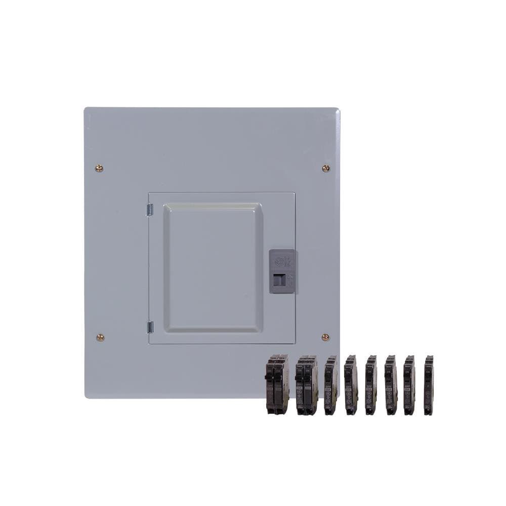 slide 5 of 6, GE PowerMark Gold 125 -Amp 12 -Spaces 22 -Circuit Indoor Main Breaker Load Center (Value Pack), 1 ct