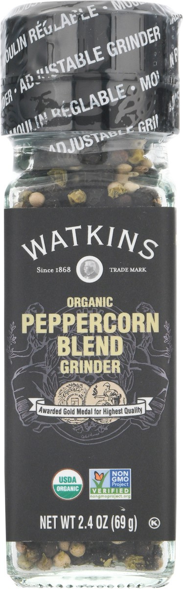 slide 6 of 9, Watkins Peppercorn Blend Organic Grinder 2.4 oz, 2.4 oz