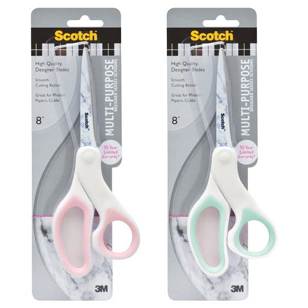 Scotch Printed Multi Purpose Scissors 8 In Marble Design 1 ct
