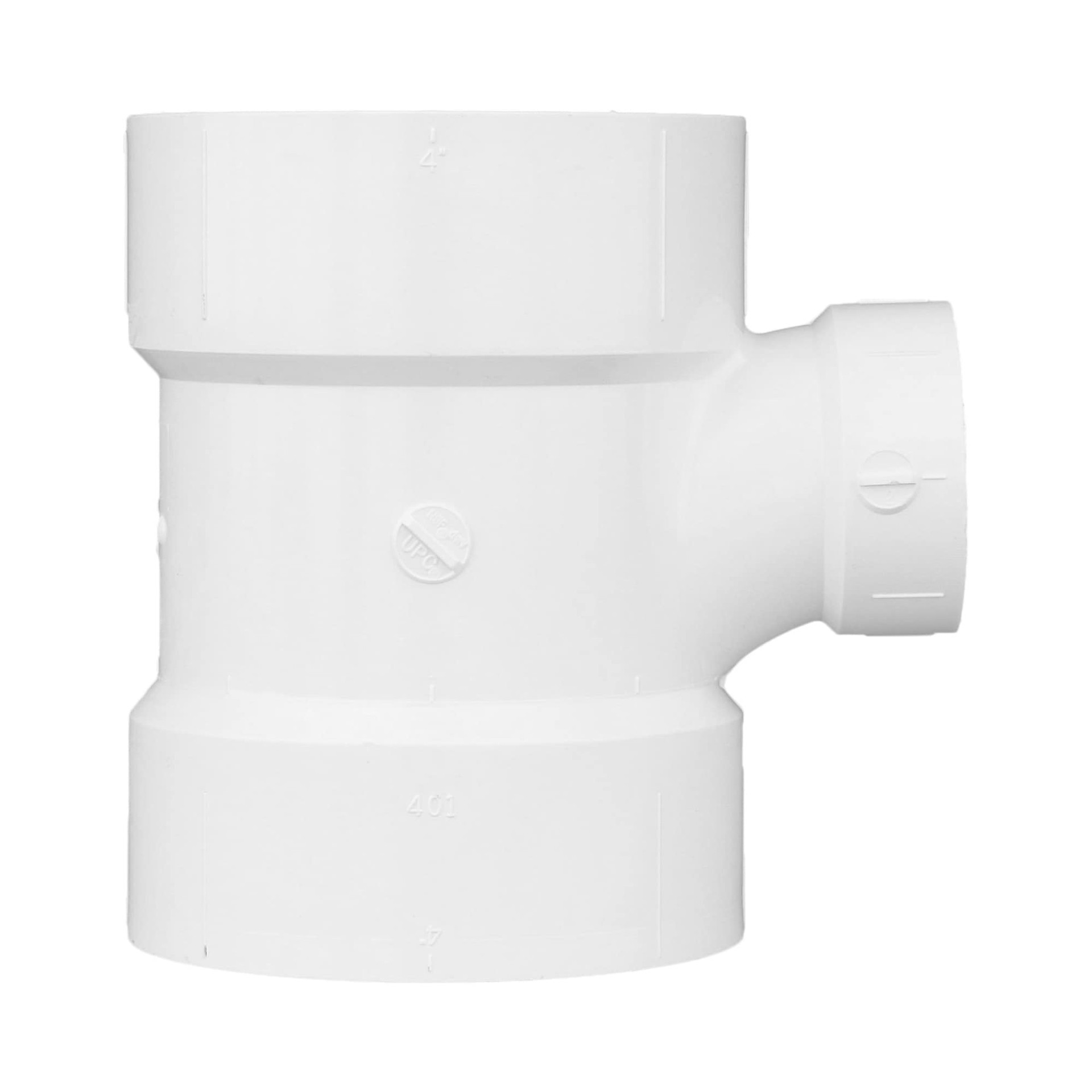 slide 4 of 6, Charlotte Pipe 2-in x 2-in x 1-1/2-in PVC DWV Reducing Sanitary Tee, 1 ct