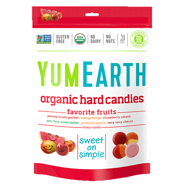 slide 1 of 1, YumEarth Favorite Fruits Organic Hard Candies, 3.3 oz