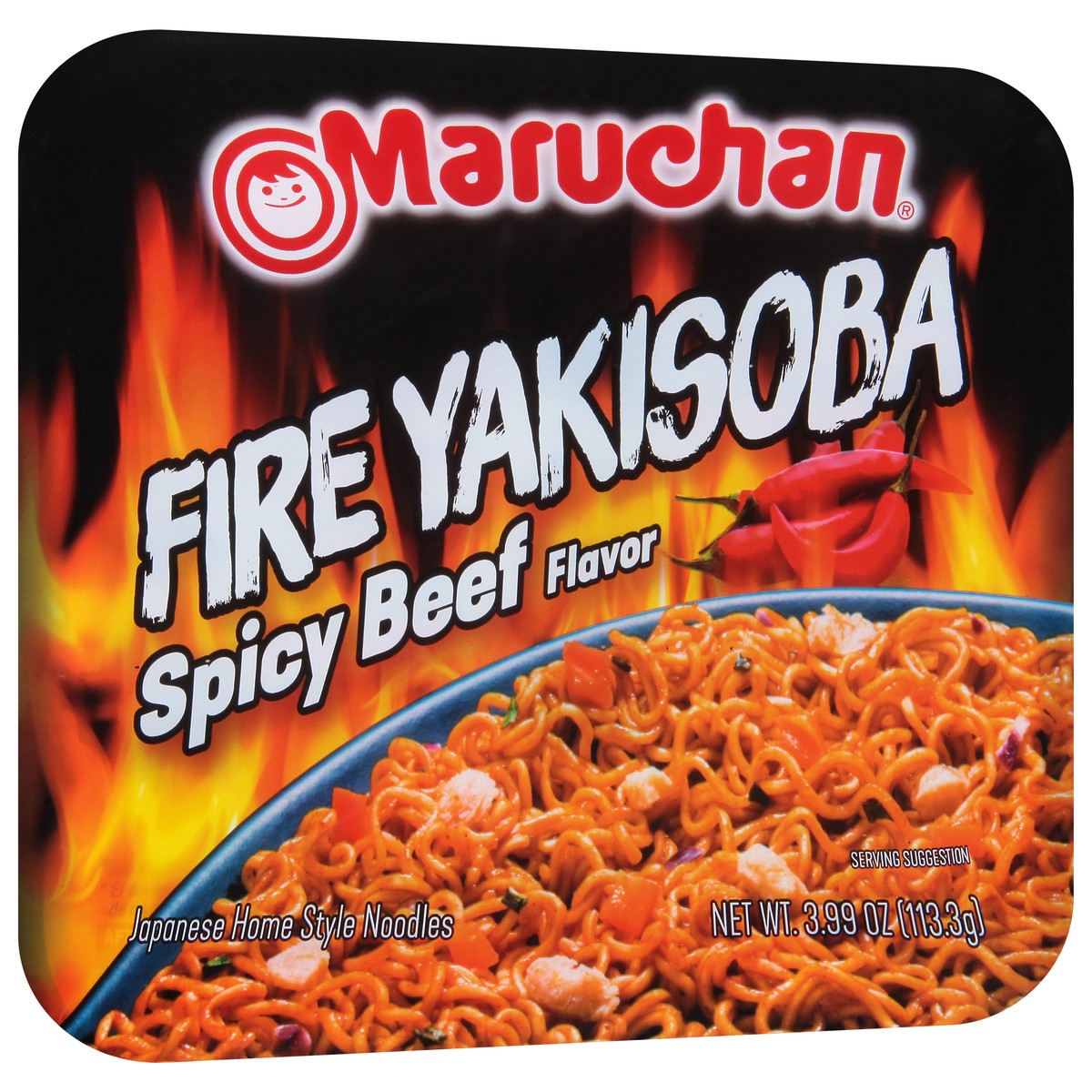 slide 2 of 9, Maruchan Fire Spicy Beef Fire Yakisoba 3.99 oz, 3.99 oz