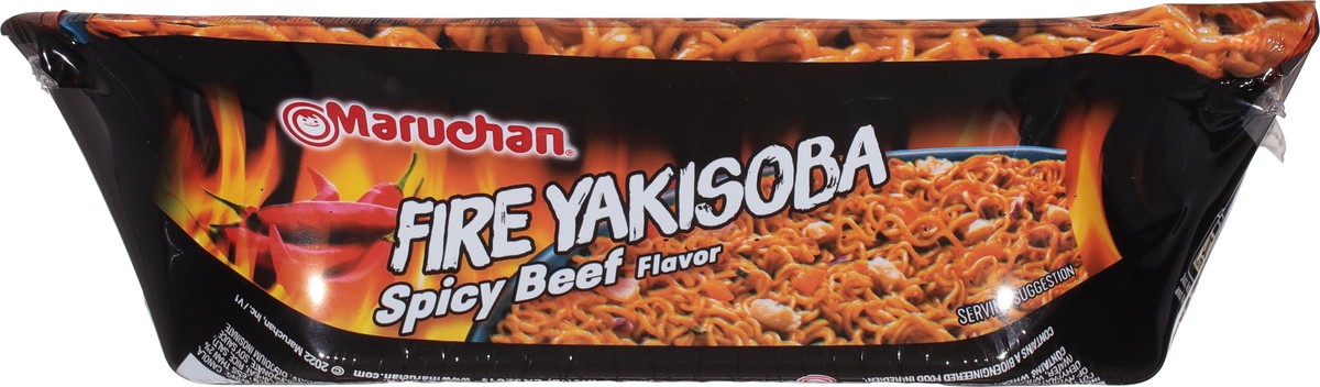 slide 6 of 9, Maruchan Fire Spicy Beef Fire Yakisoba 3.99 oz, 3.99 oz