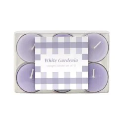 Silkcraft Tea lights White Gardenia