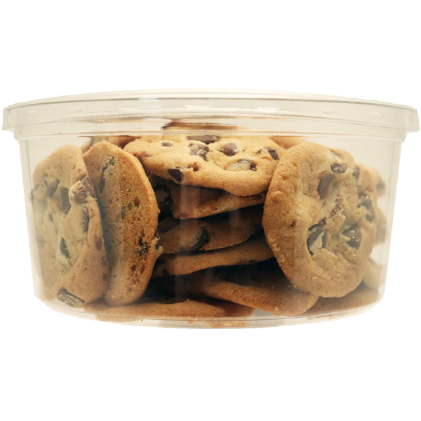 slide 1 of 1, Roche Bros. Mini Cookie Tubs Chocolate Chip, 15.6 oz