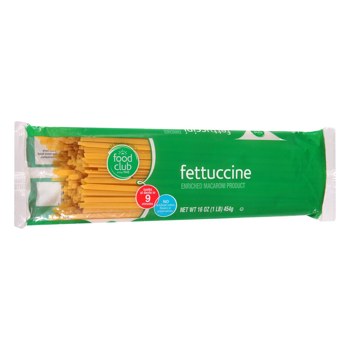 slide 2 of 10, Food Club Enriched Macaroni Product, Fettuccine, 16 oz