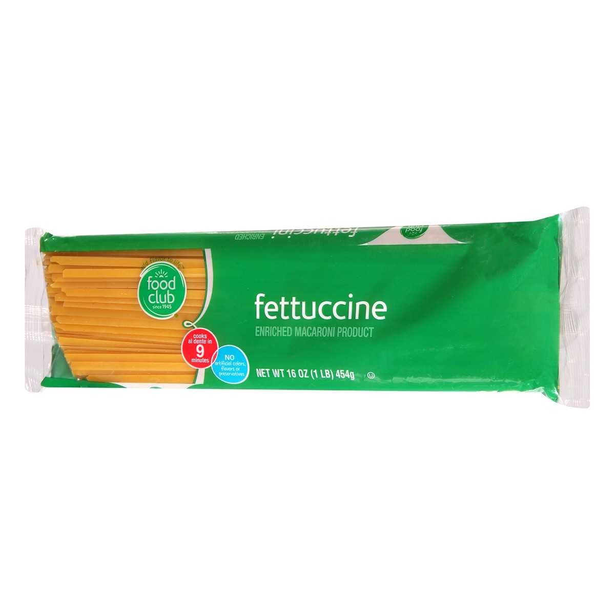 slide 3 of 10, Food Club Enriched Macaroni Product, Fettuccine, 16 oz