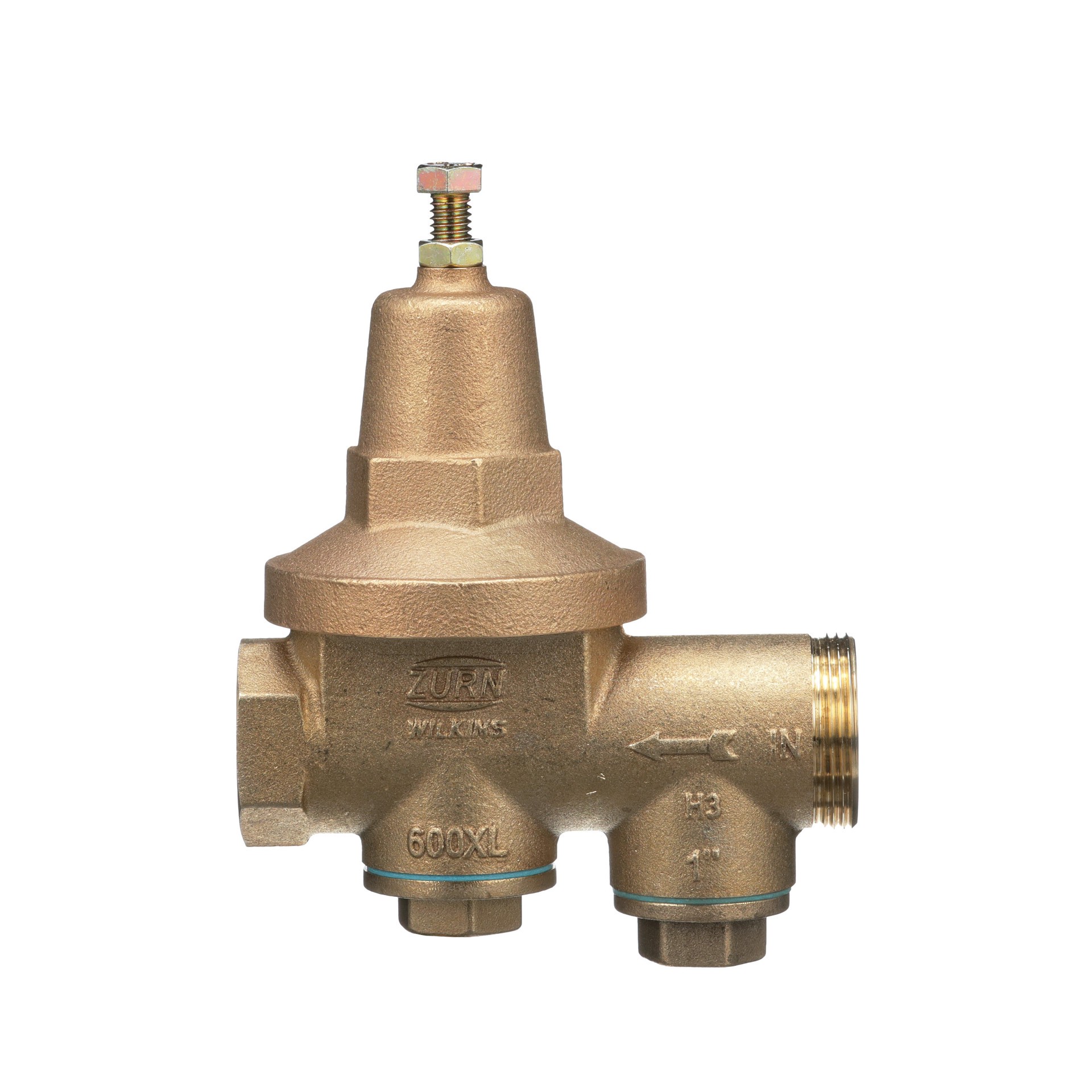 slide 2 of 6, Zurn Wilkins 1-in FNPT Bronze Pressure reducing valve, 1 ct