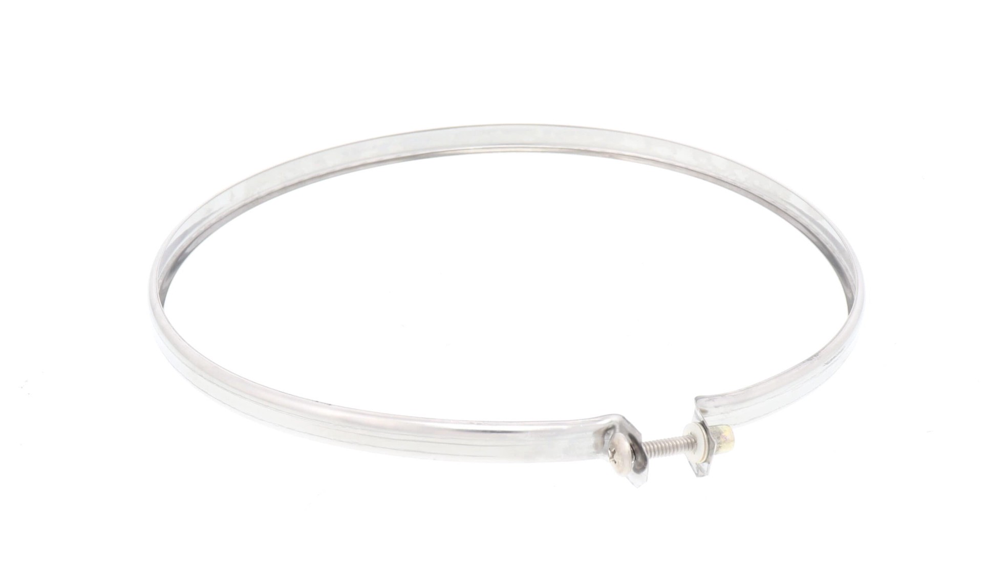 slide 2 of 6, SuperVent 6-In Dia x 6-In dia Stainless steel Stainless steel Chimney Pipe Locking Band, 1 ct