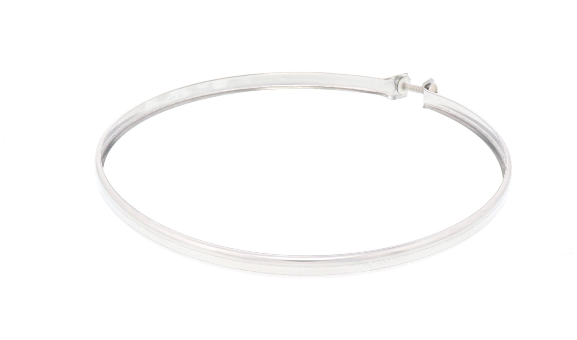 slide 4 of 6, SuperVent 6-In Dia x 6-In dia Stainless steel Stainless steel Chimney Pipe Locking Band, 1 ct