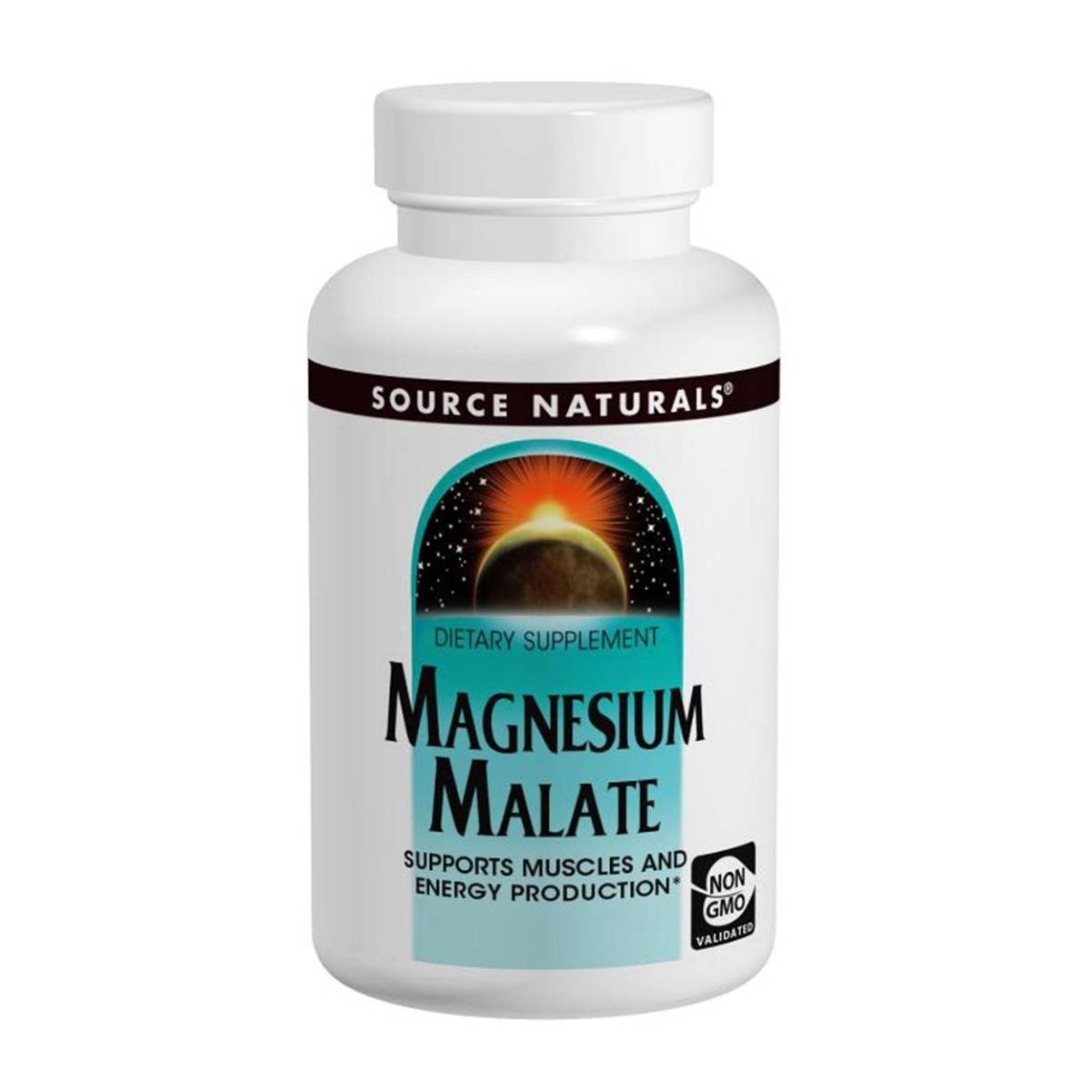 slide 1 of 1, Source Naturals Magnesium Malate Tablets, 90 ct