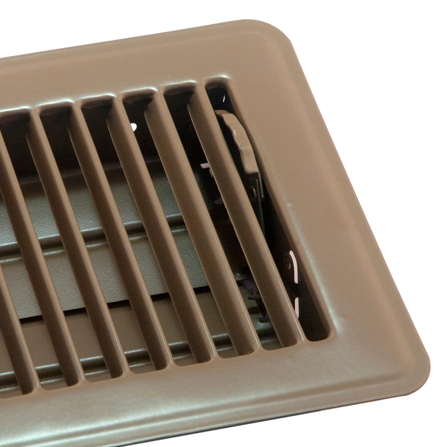 slide 2 of 4, Accord 4-in x 8-in 2-way Steel Brown Floor Register, 1 ct