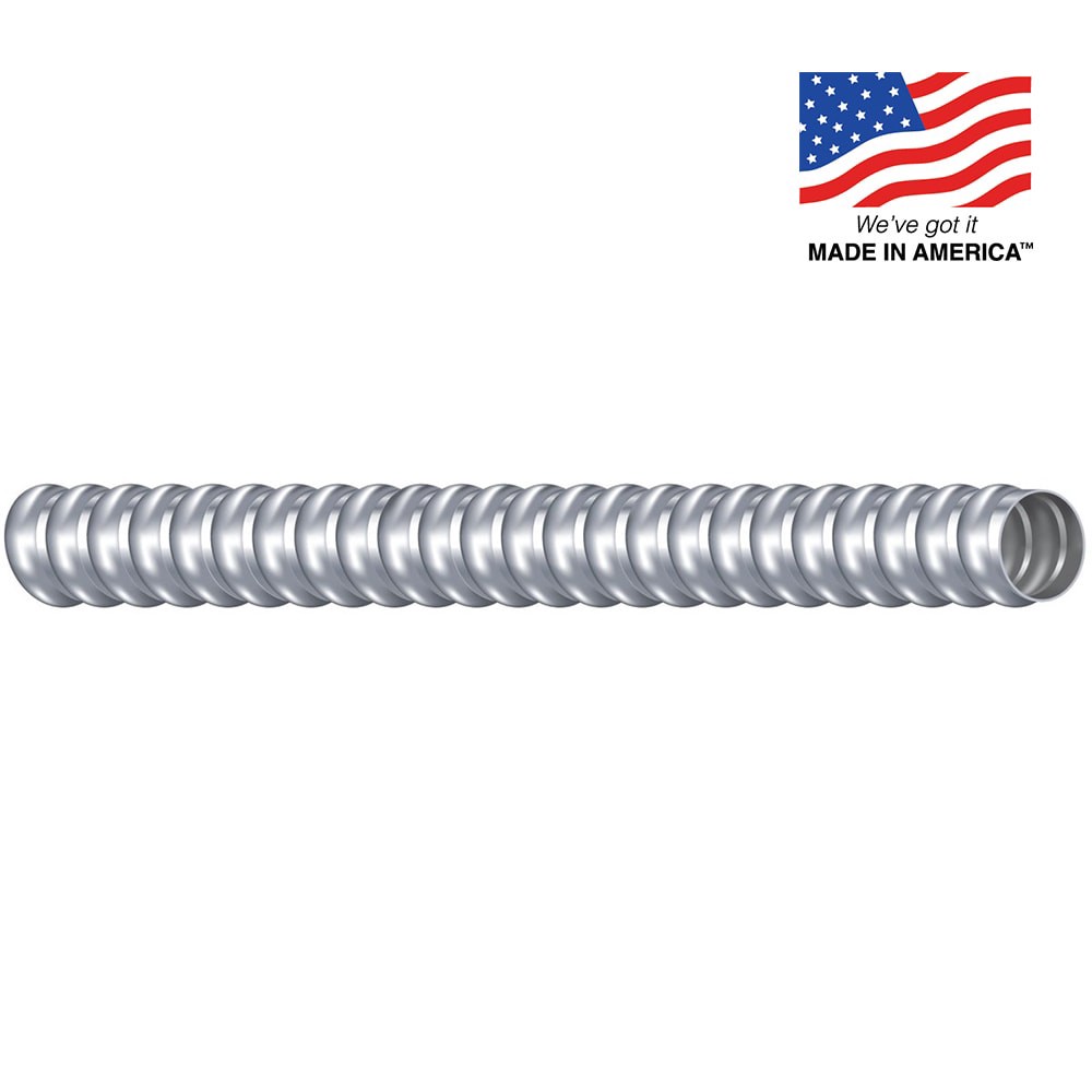 slide 2 of 2, Southwire 1/2-in x 25-ft Silver Metallic Flex Conduit, 1 ct