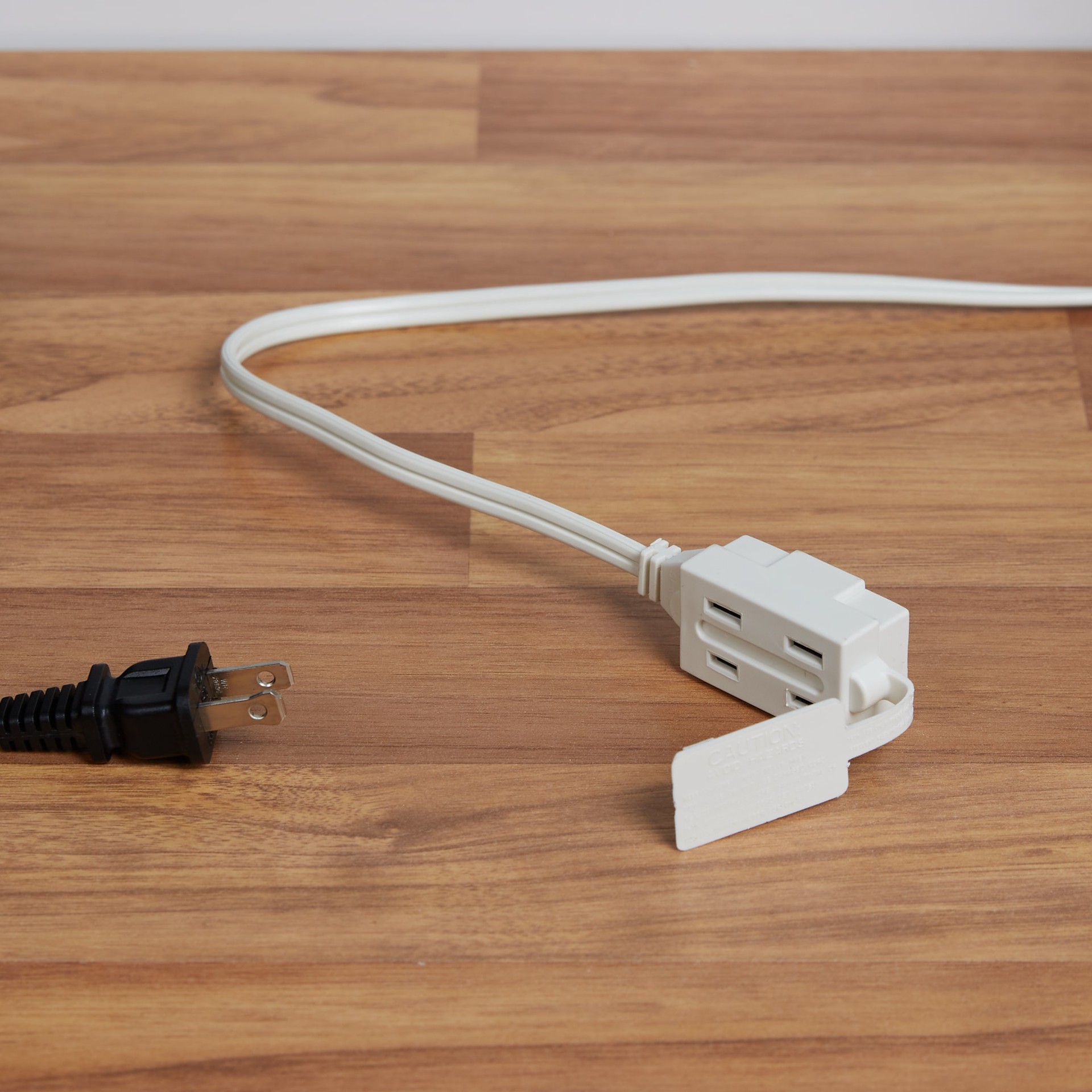 slide 5 of 6, Utilitech 3-ft 16 / 2 Light Duty 2 Prong White Indoor Extension Power Cord, 1 ct