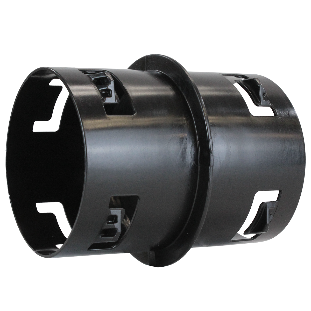 slide 1 of 6, ADS 4-in x 4-in Corrugated Inside Coupling Fittings, 1 ct