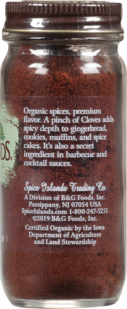 slide 6 of 7, Spice Islands Organic Ground Cloves 1.8 oz. Jar, 1.8 oz