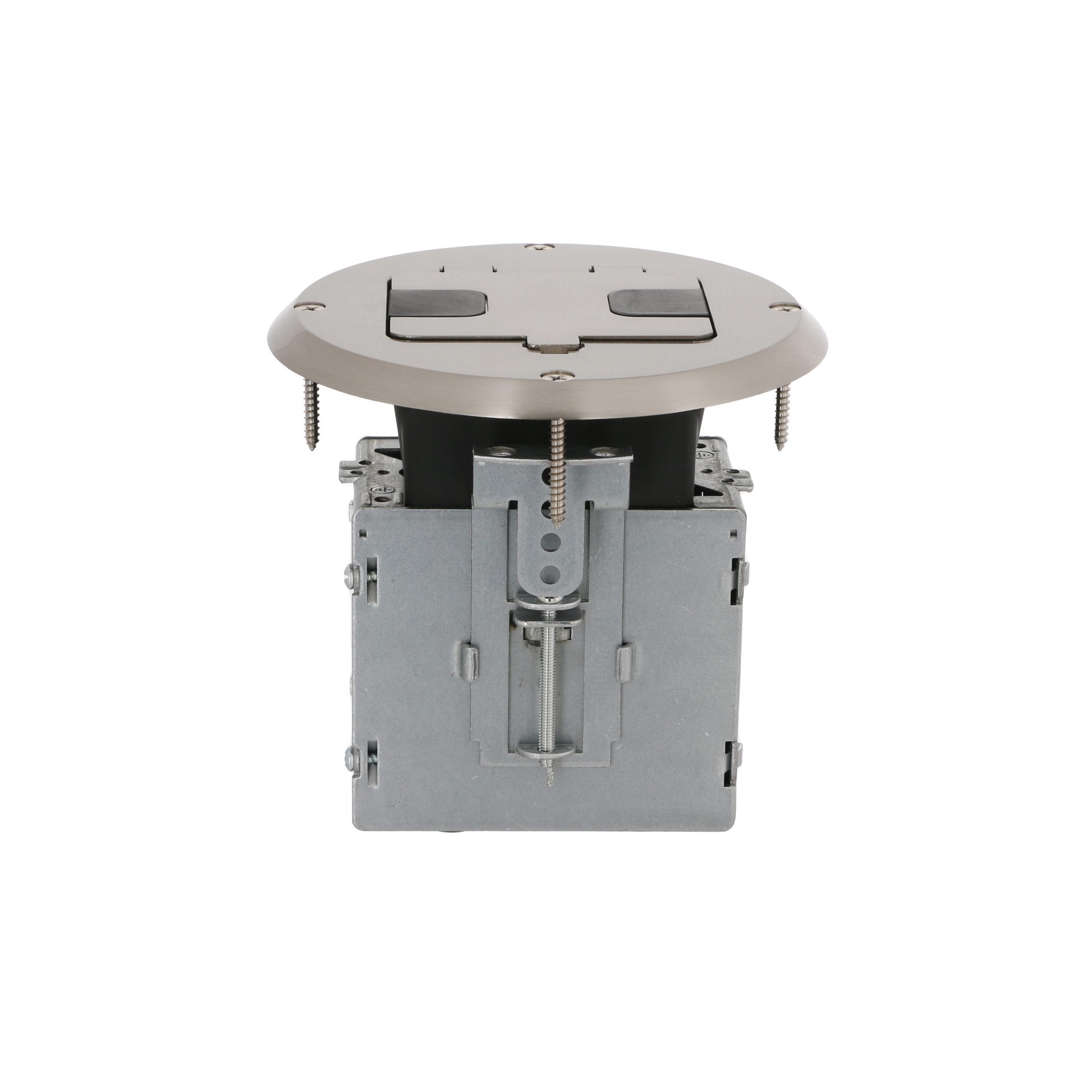 slide 3 of 5, Hubbell RACO 1 -Gang Metal New work/Old work Round Electrical Box, 1 ct