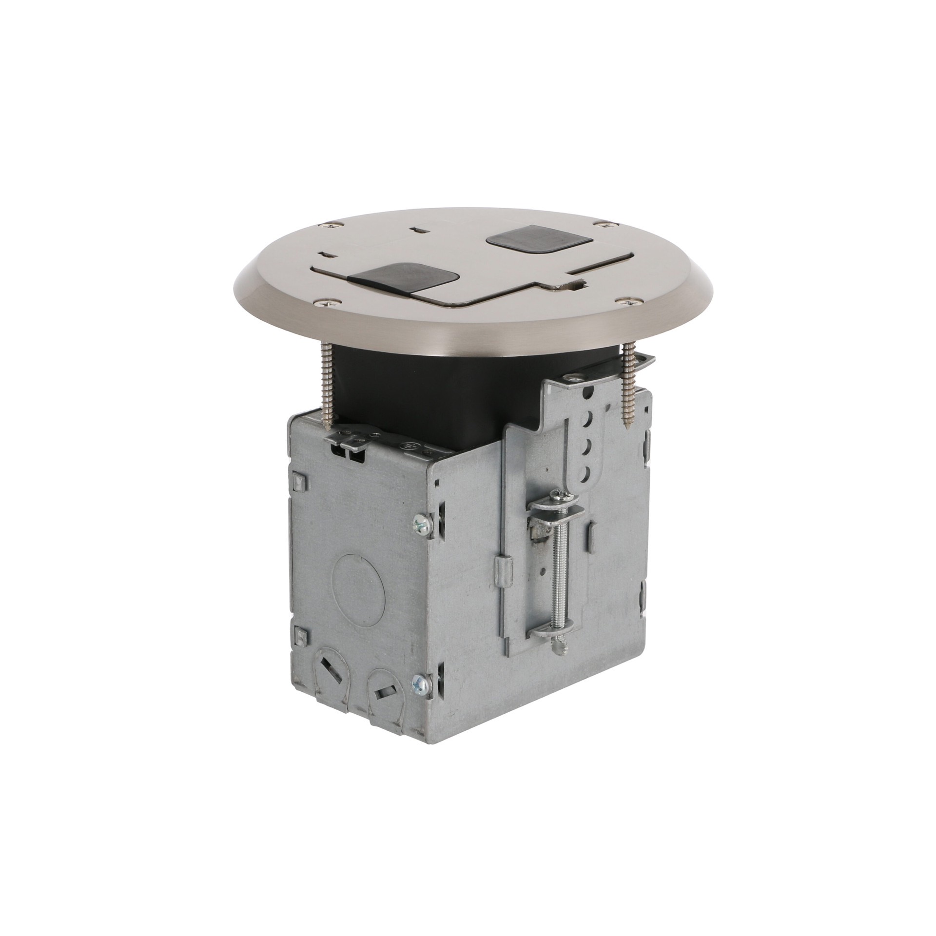 slide 1 of 5, Hubbell RACO 1 -Gang Metal New work/Old work Round Electrical Box, 1 ct