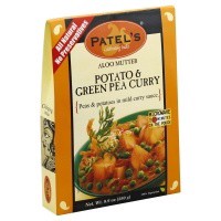 slide 1 of 1, Patel's Potato & Green Pea Curry, 9.5 oz