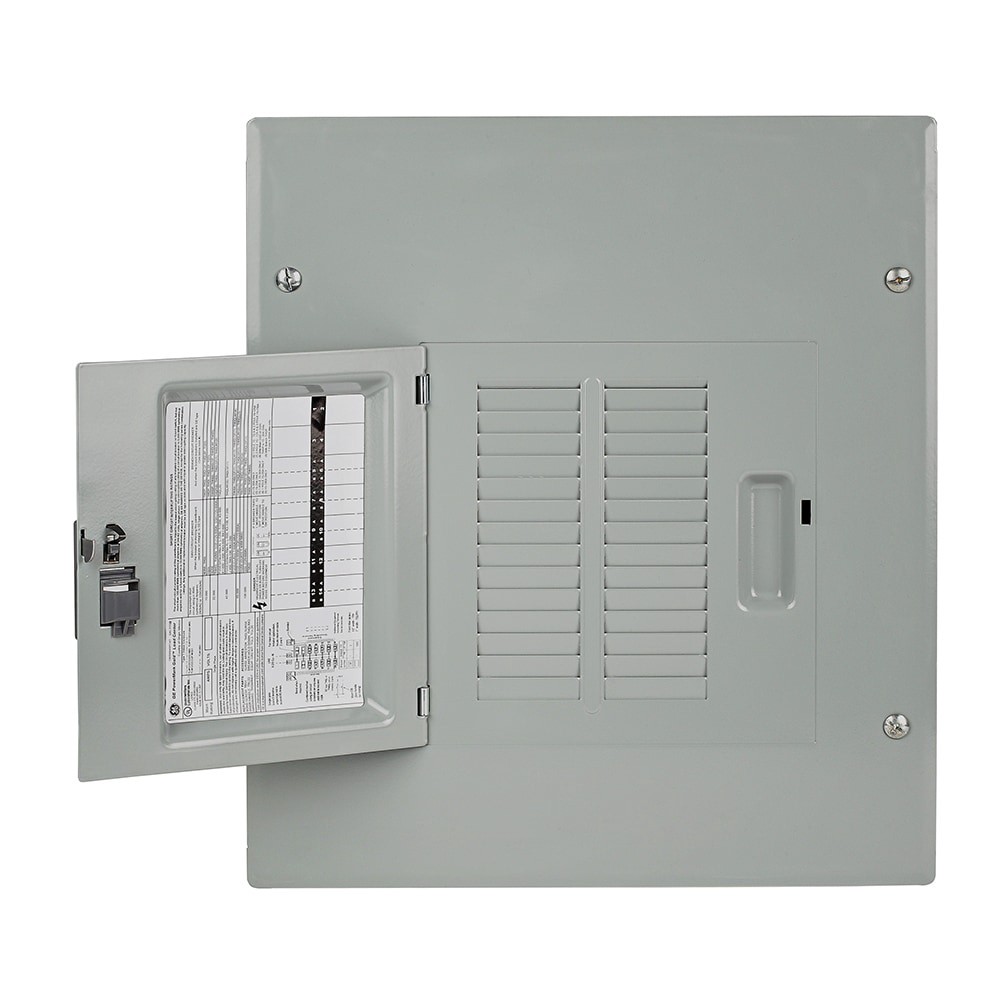 slide 3 of 6, GE PowerMark Gold 125 -Amp 12 -Spaces 24 -Circuit Indoor Main Lug Load Center (Value Pack), 1 ct