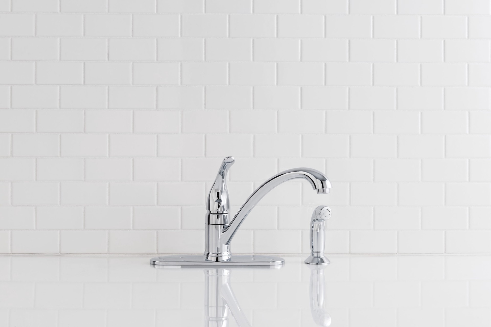 slide 2 of 6, Moen Torrance Chrome Single Handle Deck-mount Kitchen Faucet with Sprayer (Includes Deck Plate) (Includes Side Sprayer), 1 ct