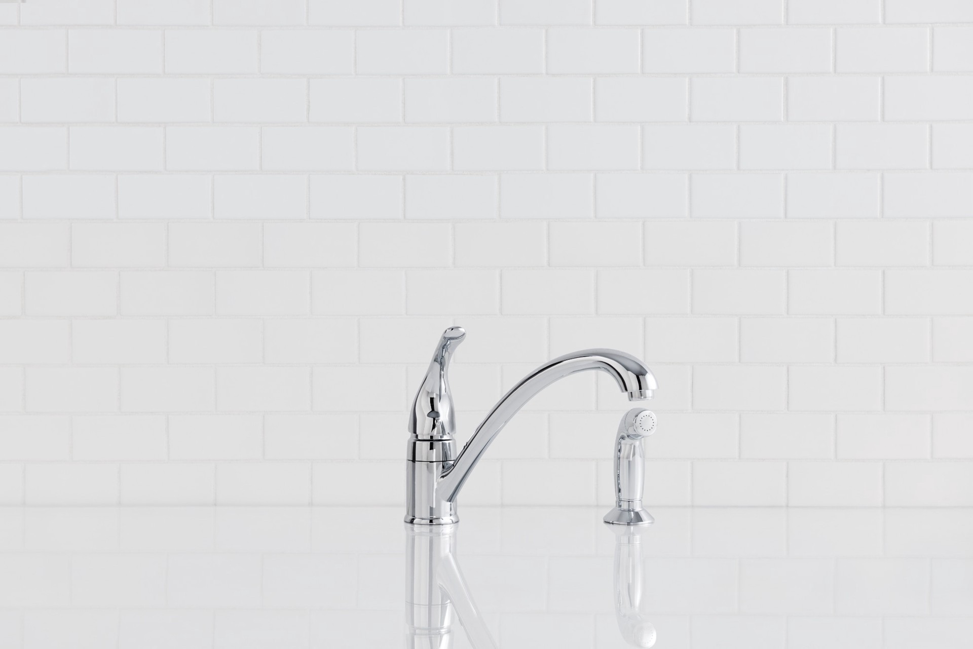 slide 5 of 6, Moen Torrance Chrome Single Handle Deck-mount Kitchen Faucet with Sprayer (Includes Deck Plate) (Includes Side Sprayer), 1 ct