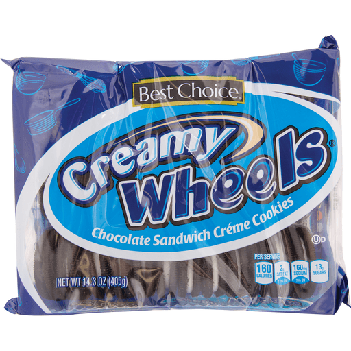 slide 1 of 1, Best Choice CCreamy Wheels Cookies, 14.3 oz