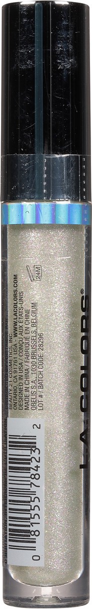 slide 7 of 9, L.A. Colors Holographic CLG423 Diamond Lite Iridescent Lip Gloss 0.14 oz, 0.14 oz
