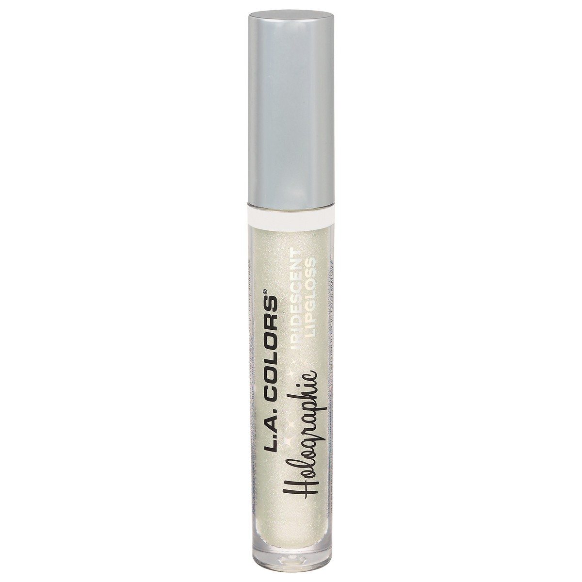 slide 1 of 9, L.A. Colors Holographic CLG423 Diamond Lite Iridescent Lip Gloss 0.14 oz, 0.14 oz