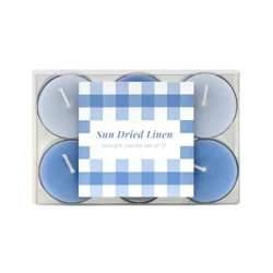 Silkcraft Sun Dried Linen Tealight Candle Set
