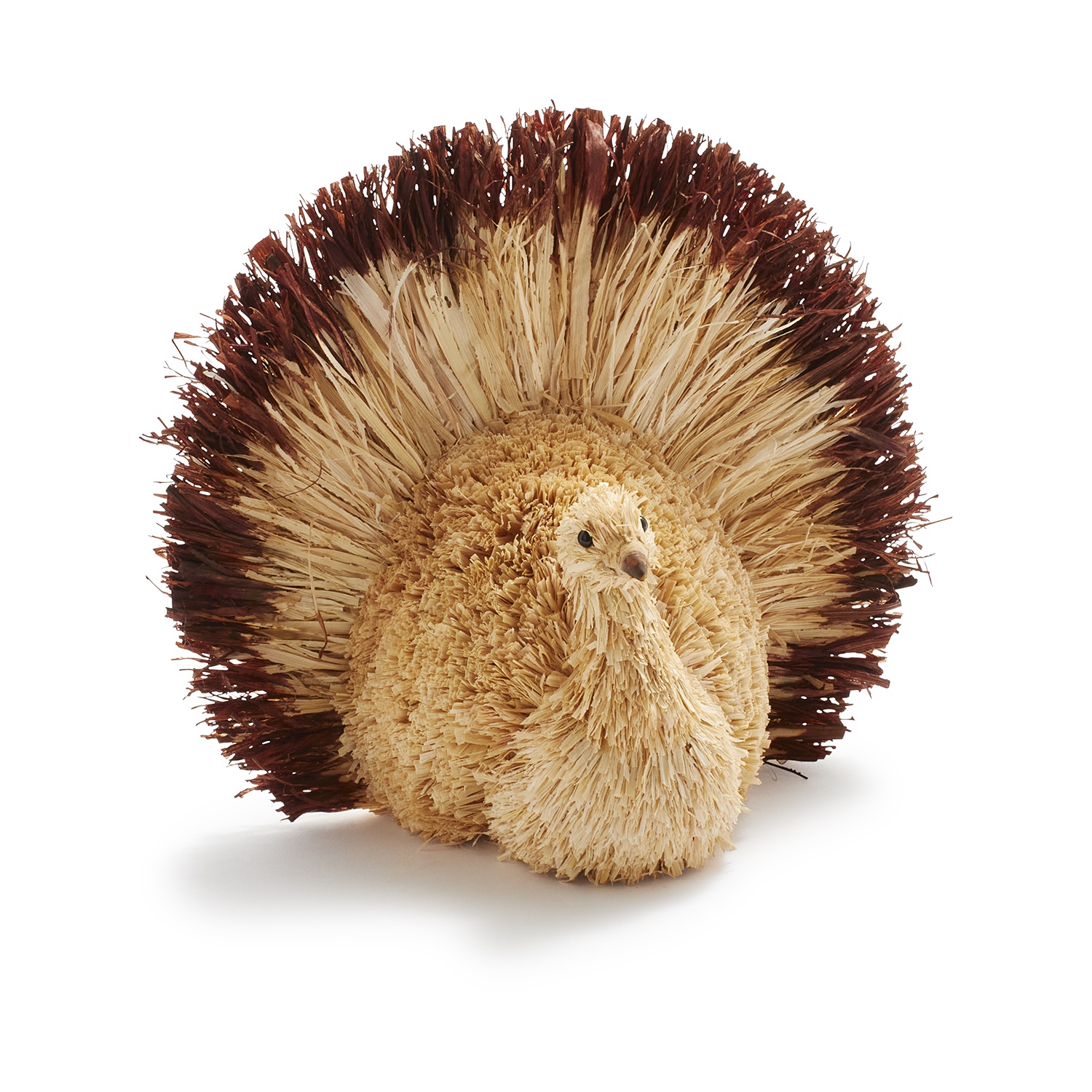 slide 1 of 1, Sur La Table Corn Husk Turkey Decor, 7 in