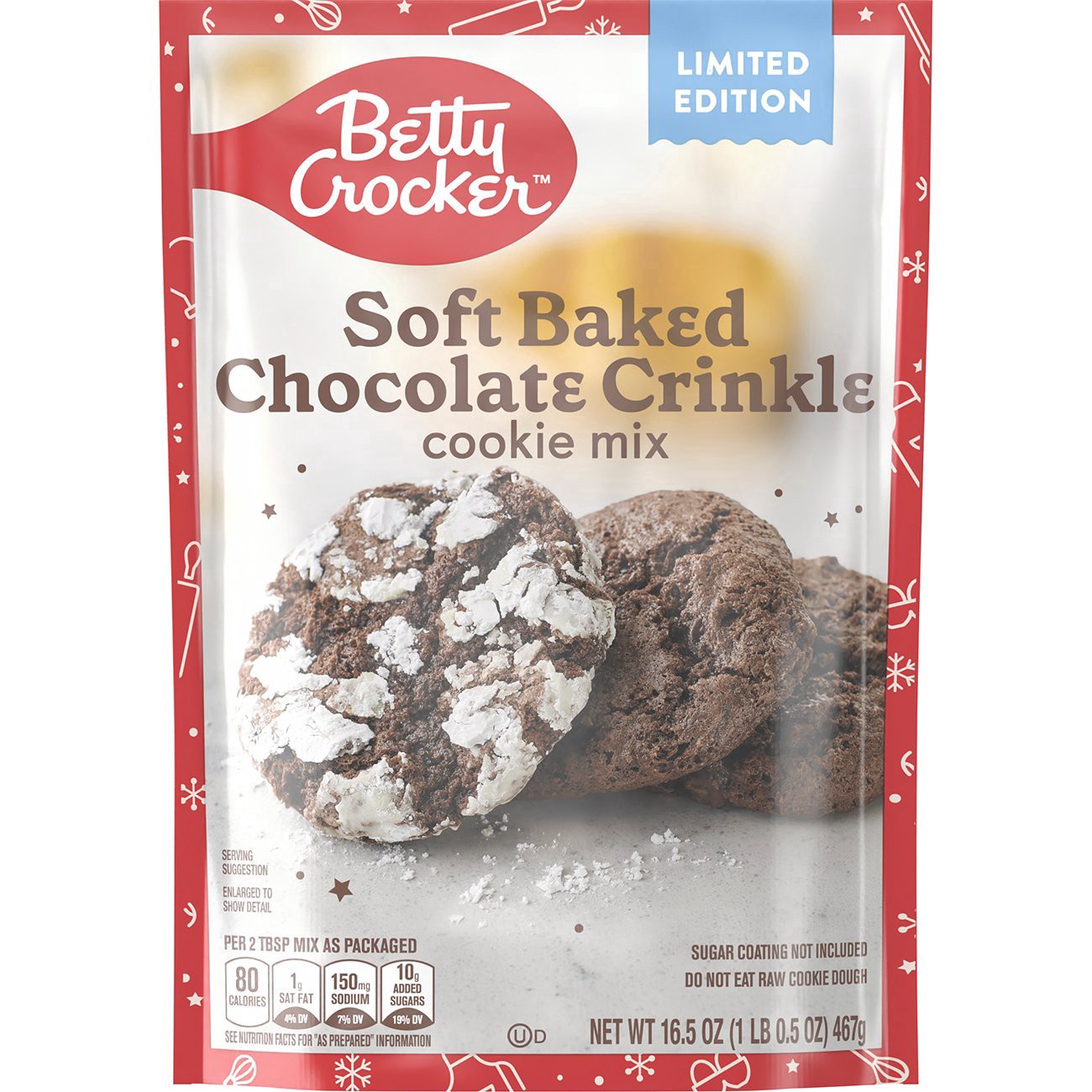 slide 1 of 1, Betty Crocker Cookie Mix Chocolate Crinkle, 16.5 oz