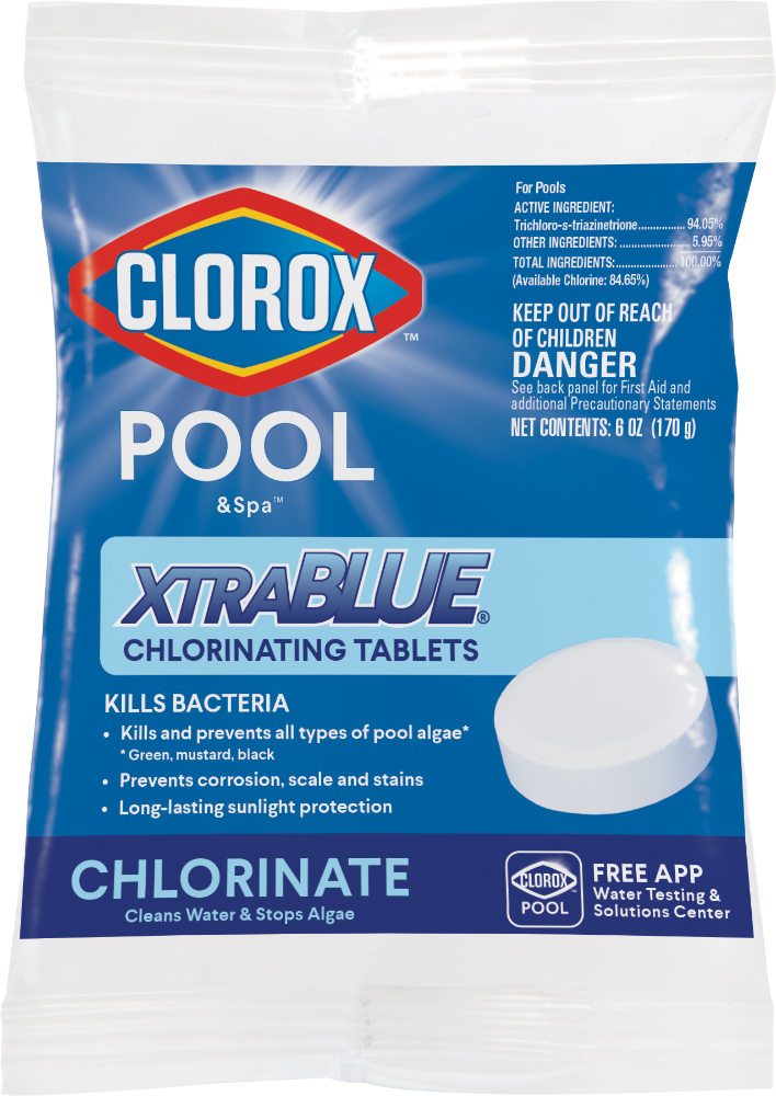 slide 1 of 1, Clorox Chlorinating Tablets, Pool & Spa, 3 in