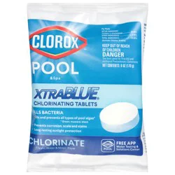 Clorox XtraBlue Pool & Spa Chlorinating Tablets 6 oz