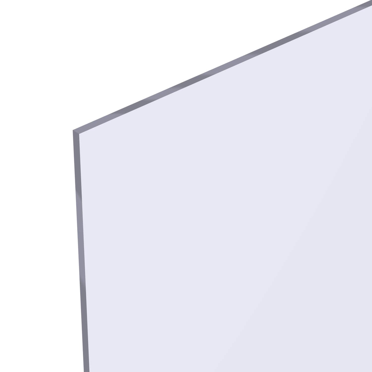 slide 1 of 6, OPTIX 0.118-in T x 36.0-in W x 72.0-in L Clear Acrylic Sheet, 1 ct