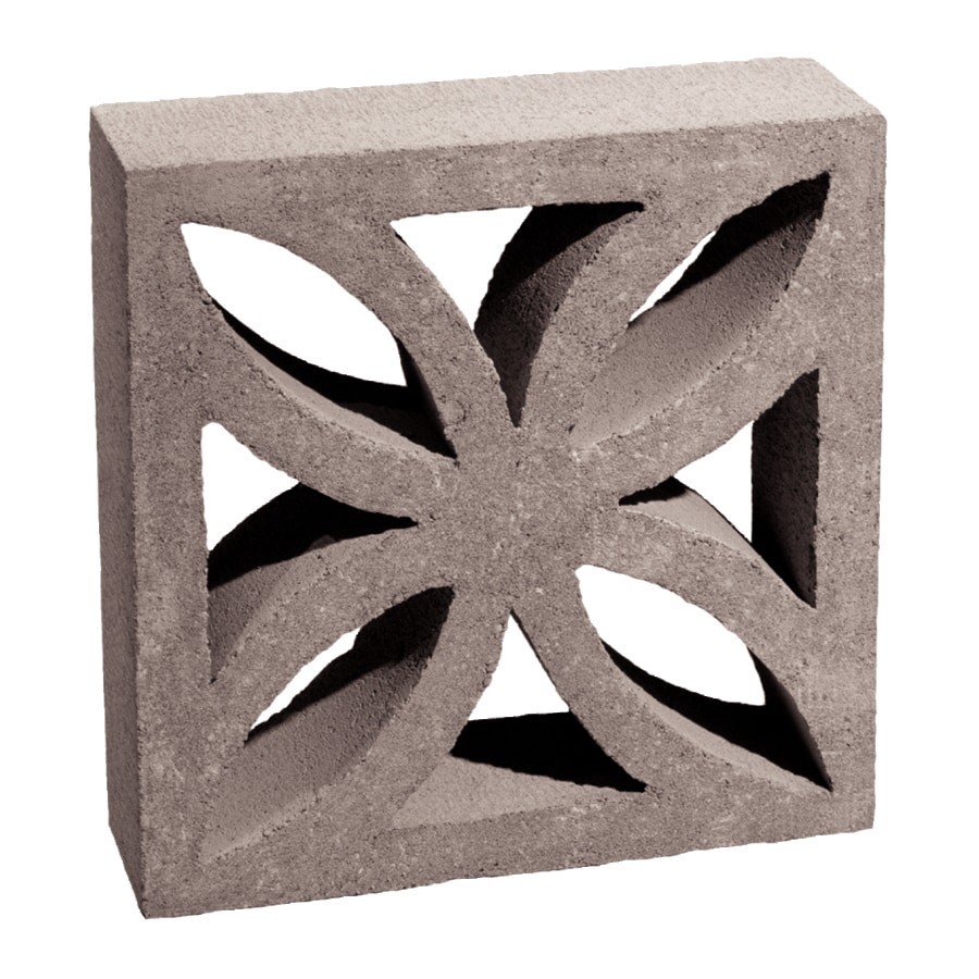 slide 1 of 1, Basalite 4-in W x 12-in H x 12-in L Concrete Block, 1 ct